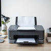 Document scanner with automatic document feeder feeding a stack of papers for efficient scanning