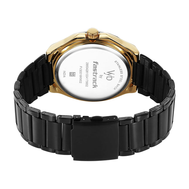 Fastrack Vyb Orion Quartz Analog Black Dial Watch for Men