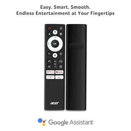 Acer 126 cm (50 inches) Super Series 4K Ultra HD Smart QLED Google TV AR50QDXGU2875AT (Black)