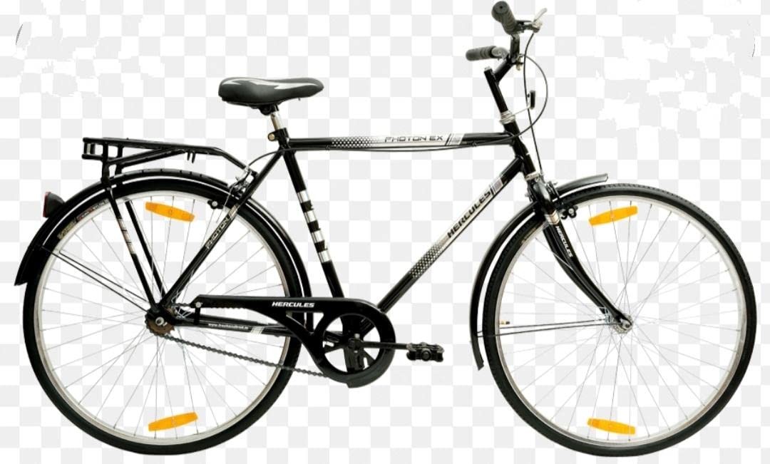 BSA Unisex-Adult Steel Photon Ex Road Bike (Wheel: 26T , Frame: 21 In , Black), Rigid, ?21 Inches