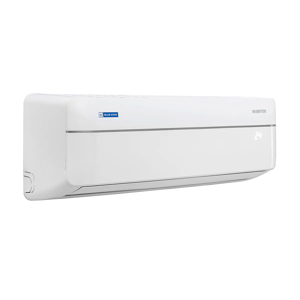 Blue Star 1.5 Ton 5 Star, 60 Months Warranty, Inverter Split AC (Copper, Convertible 5 in 1 Cooling, AI Pro, Smart Ready, 4 Way Swing, 2025 Model, IE518RNUR, White)