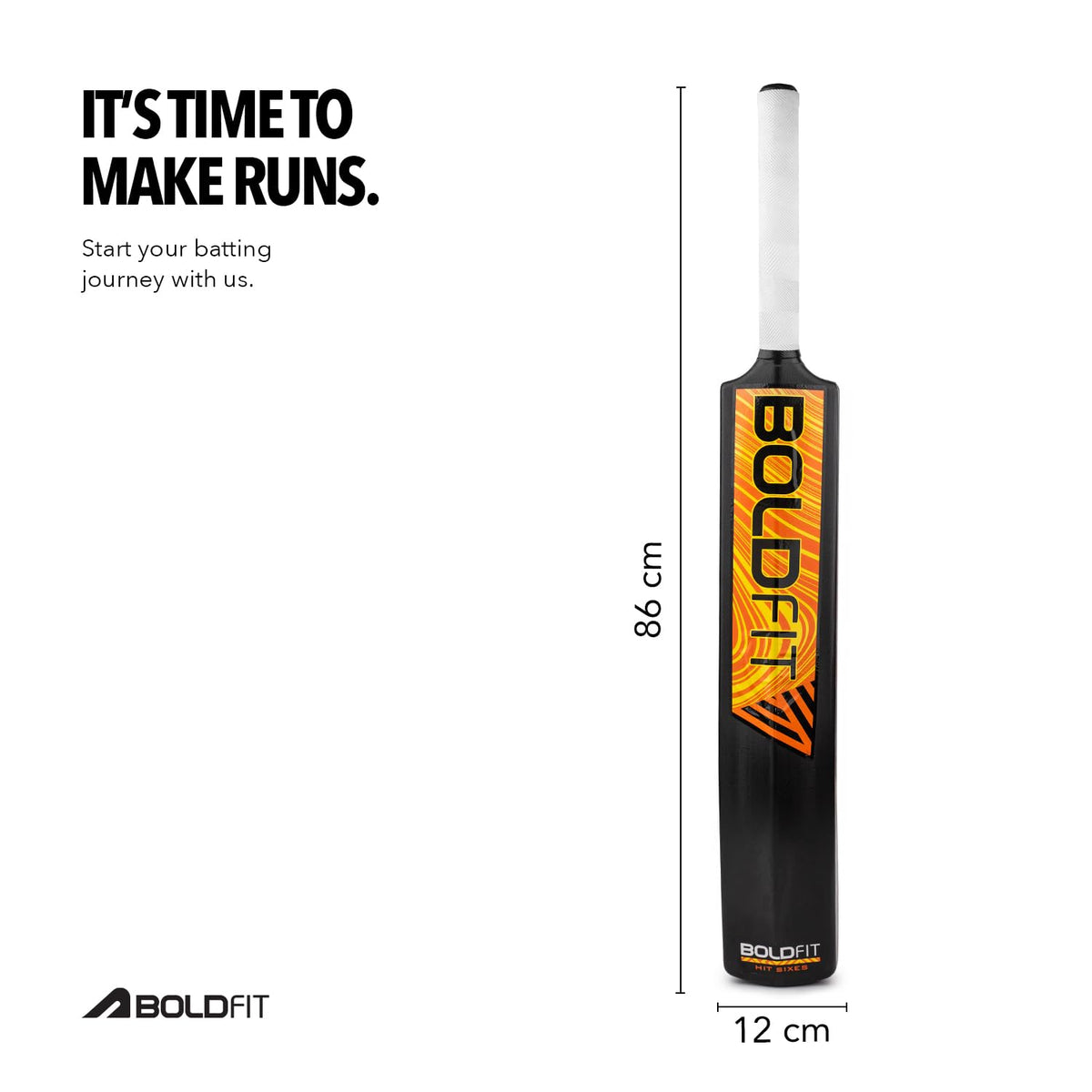Boldfit Cricket bat Full Size Plastic bat Tennis Cricket bat Turf Tennis bat Lightweight Fiber bat Hard Plastic bat Tournament Plastic Cricket bat Standard Size Cricket Bats for Adults Fiber bat