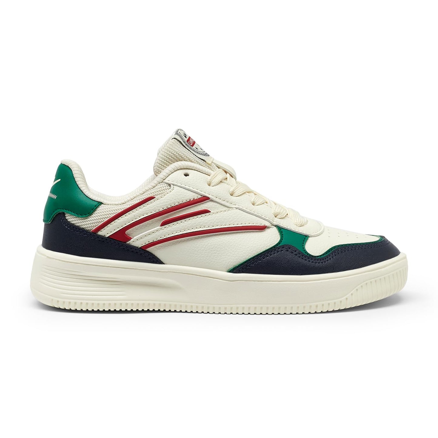 Campus Womens Smolt Off White And Blue Sneakers Casual Comfort Everyday Wear