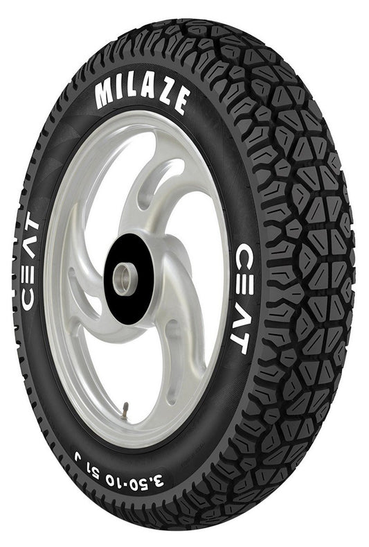 Ceat Milaze X5 90/100-10 53J Tubeless Scooter Tyre,Front or Rear