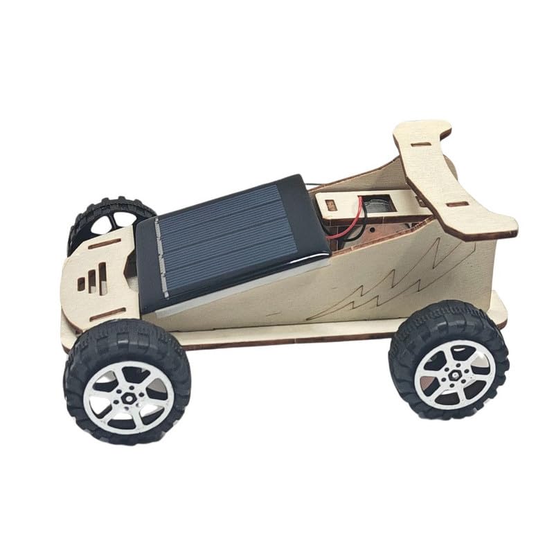 ERH India DIY Solar Panel Cell Toy Car Kit Science Project Experiment Working Model for School Students Kids