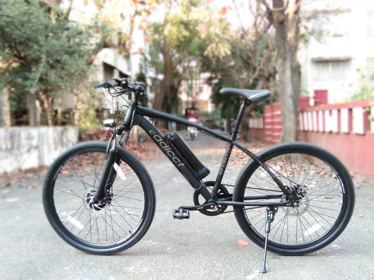 Eadicct EMT Active V2.0 Unisex Pedelec Electric Bicycle High Strength Steel Double Walled Alloy Rims 27.5 Single Speed With Speed Ratio of 3.4 High-Performance Dish Brakes Suspension For Smoother Ride