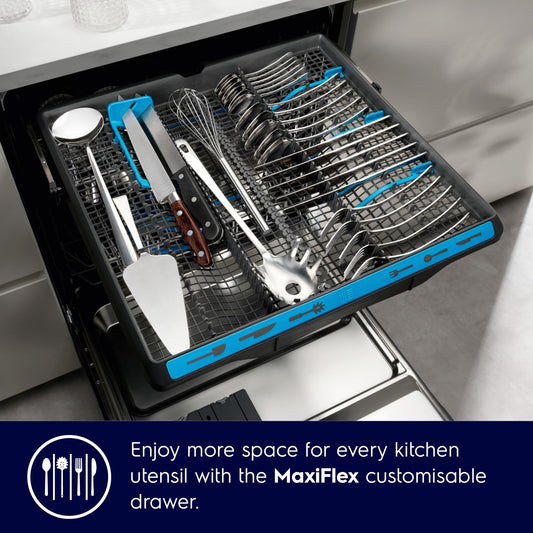 Electrolux 14 Place Settings Dishwasher Machine for Home, Fully Automatic with AirDry, In-Built Heater, Stainless Steel, UltimateCare 700, ESM48310SX
