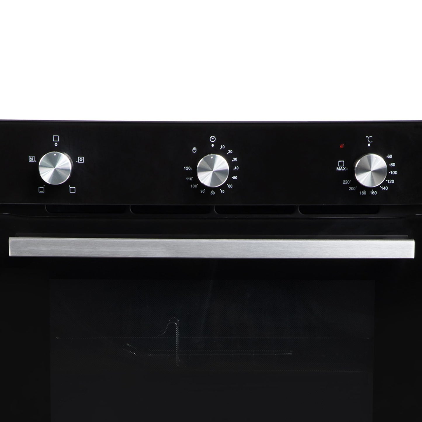 Faber 80L Black Finish Built-In Oven || Push/Pull Knob Control with Digital Display || 4 Cooking Functions with Grill Rack, Universal Pan|| FBIO 80L 4F BK with 1 Yr Comprehensive Warranty