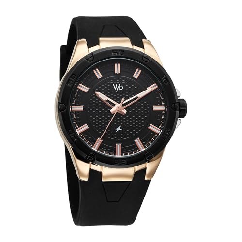 Fastrack Vyb Challenger Quartz Analog Black Dial Watch for Men
