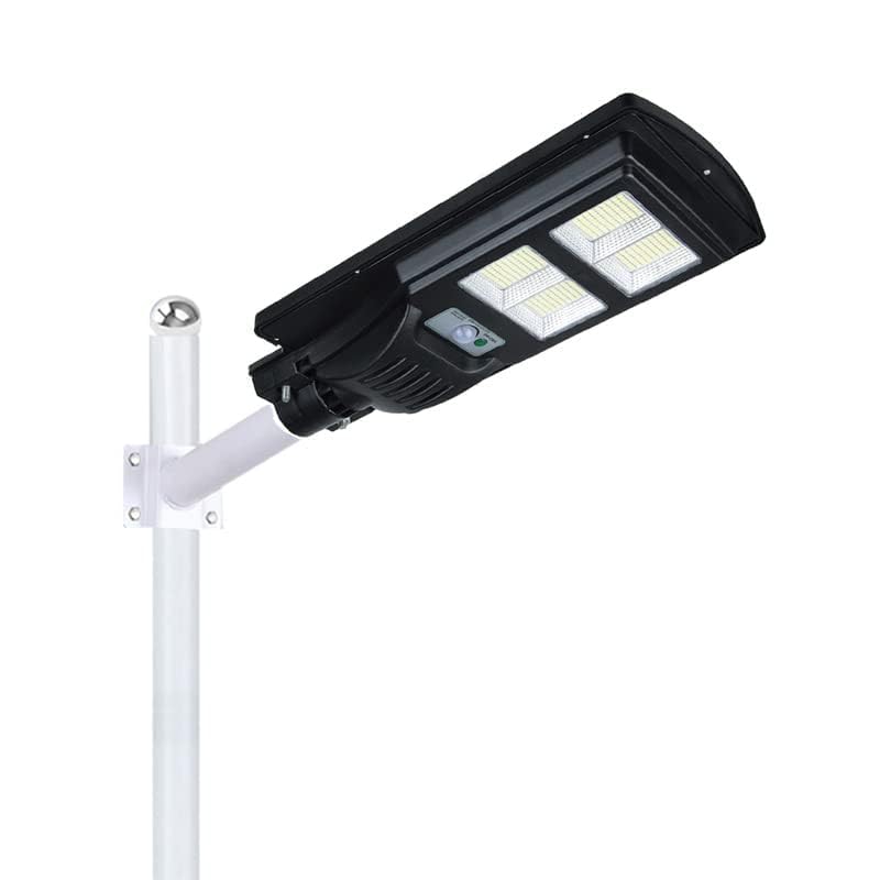 GlowBase Plastic Solar Led Street Light All In One 60 Watt Led Chip Automatic Motion Sensor With Remote Ip65 Waterproof Ip65 Waterproof Outdoor Use Black (Pack Of 1)