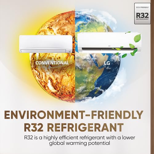 LG 1 Ton 4 Star DUAL Inverter Split AC (Copper, AI Convertible 6-in-1 with VIRAAT Mode, Faster Cooling & Energy Saving, 4 Way Swing, HD Filter with AntiVirus Protection, US-Q13JNYE, White)