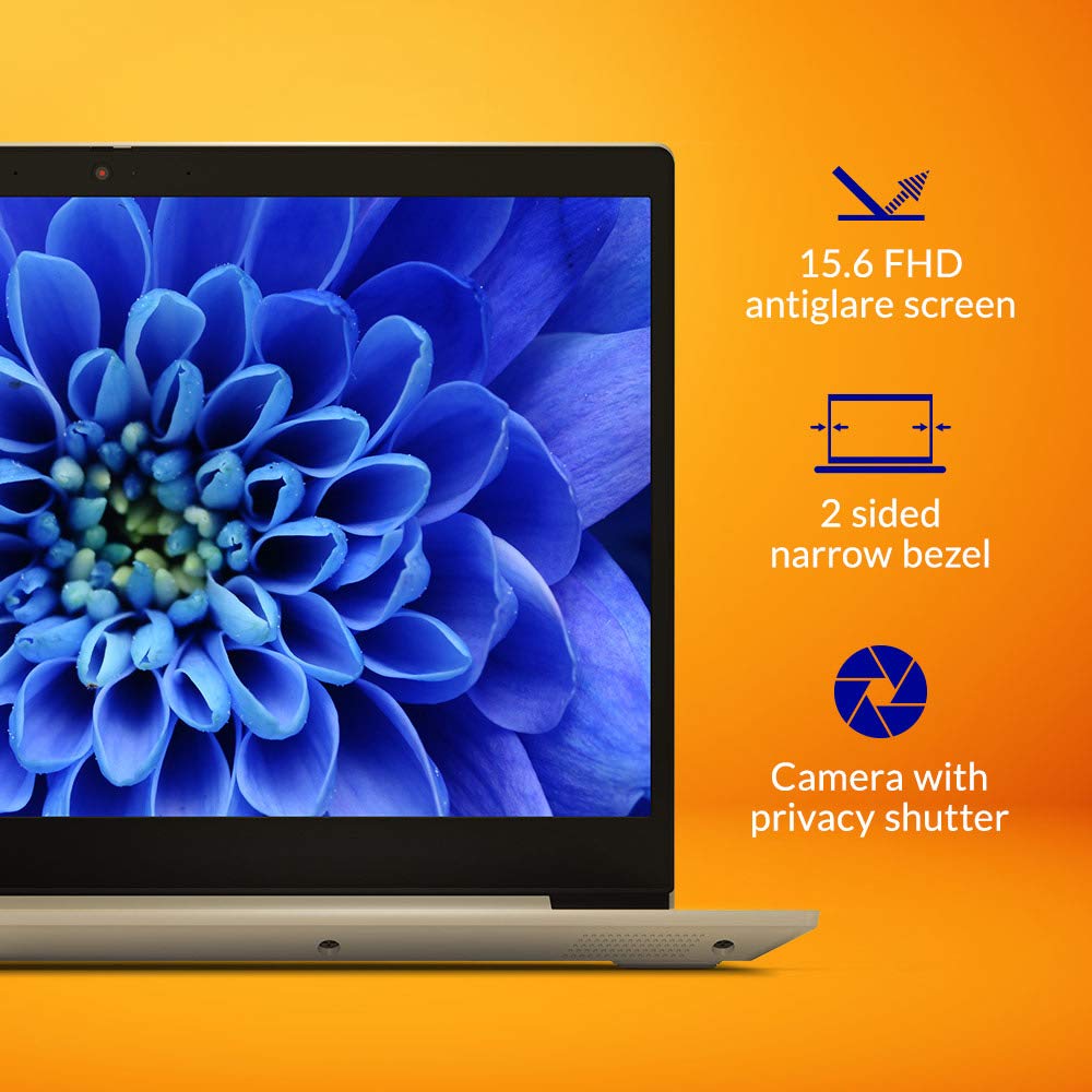 Lenovo IdeaPad Slim 3 Intel Celeron N4020 4th Gen 15.6" (39.62cm) HD Thin & Light Laptop (8GB/256GB SSD/Windows 11/Office 2021/2Yr Warranty/3months Game Pass/Platinum Grey/1.7Kg), 81WQ00MQIN