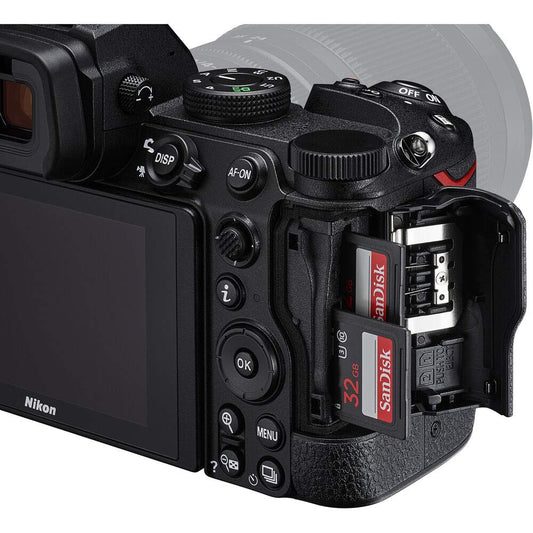 Nikon Z5 Body with Additional Battery Compatible with Camera, 3 Inches Display (Black)