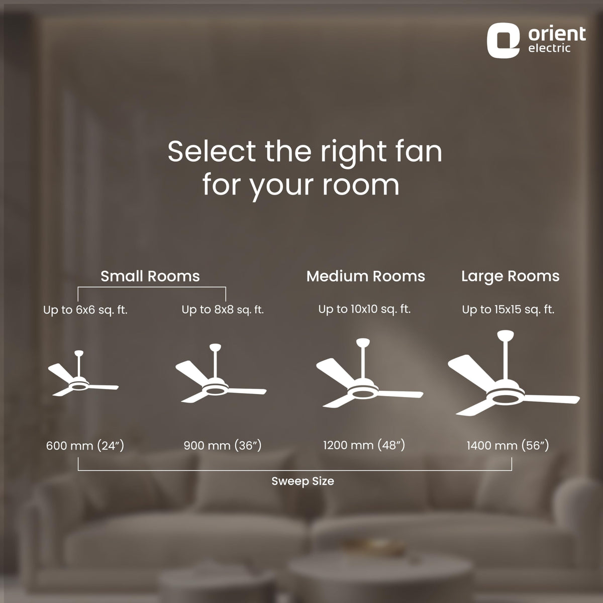 Orient Electric Apex-FX 1200mm BEE Star Rated Ceiling Fan (White)