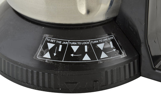 Panasonic Stainless Steel Multi Jar for Dry/Wet Grinding MX-AC-310 0.6 Litre (Black) Suitable for All Panasonic MX-AC Series Mixer Grinder