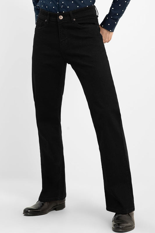 SNITCH Original Bootcut Denim for Men (Black, 34)