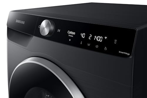 Samsung 11 kg, AI Control, Super Speed, Wi-Fi, Hygiene Steam with Inbuilt Heater, Digital Inverter, Fully-Automatic Front Load Washing Machine (WW11CG604DLBTL, BLACK CAVIAR)