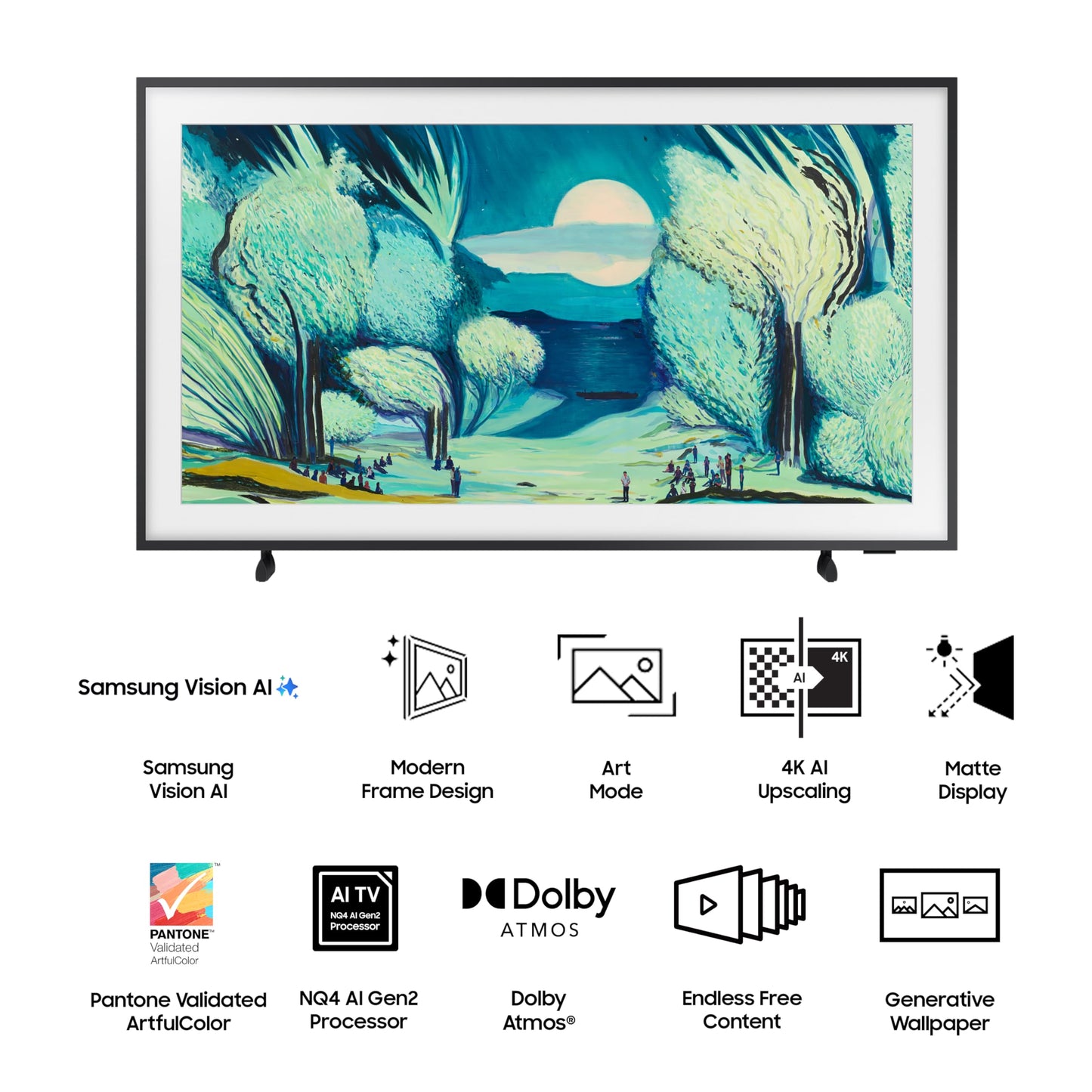Samsung 163 cm (65 inches) The Frame Series 4K Ultra HD Smart QLED TV QA65LS03FAULXL