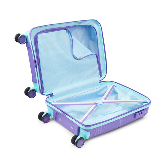 Skybags Cabin Paratrip Hard Luggage (55 cm) | Polypropylene Luggage Trolley with 8 Spinner Wheels| Purple Oppulence | Unisex