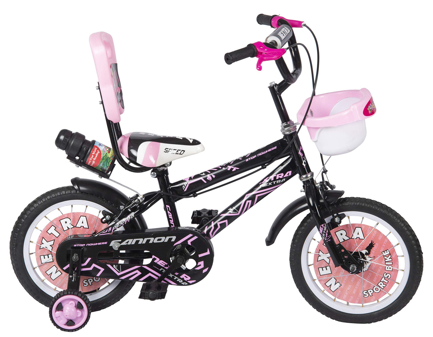 Speed bird cycle industries Sports Kid's Cycle 14 Taluminium Frame for Age Group 3-6 Years (Baby Pink) 14 Inches, children , Kids Bike