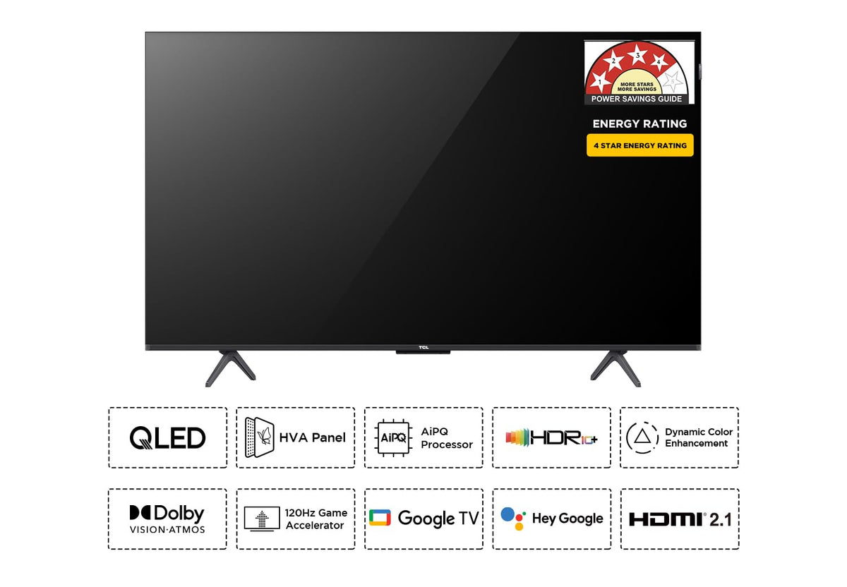 TCL 165 cm (65 inches) 4K Ultra HD Smart QLED Google TV 65P71K