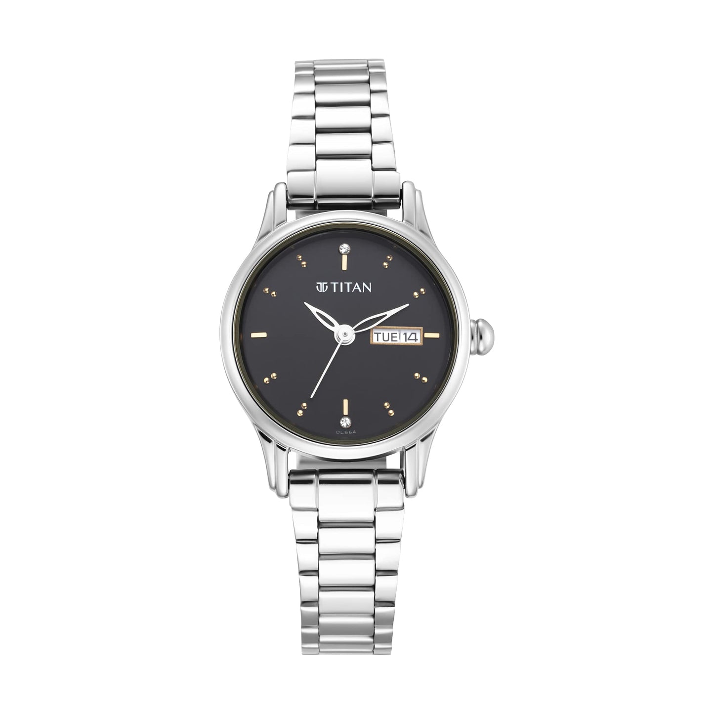 Titan Analog Black Dial Women's Watch-2656SM03/NP2656SM03