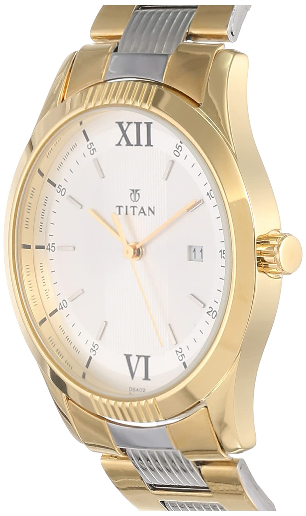 Titan Karishma Stainless Steel Analog Silver Dial Men's Watch-Nl1739Bm01/Np1739Bm01