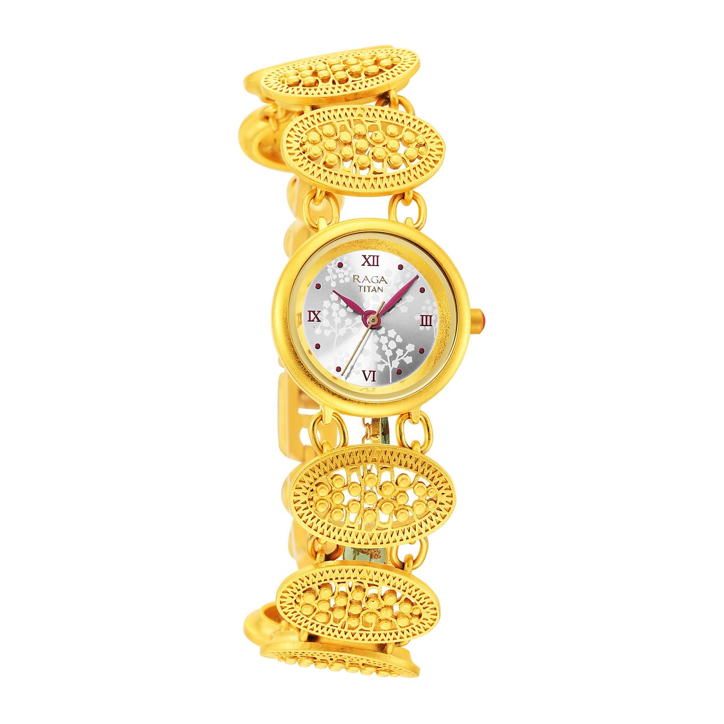 Titan Raga X Masaba Silver Dial Analog Steel and Metal Strap Watch for Women-NS95172YM01
