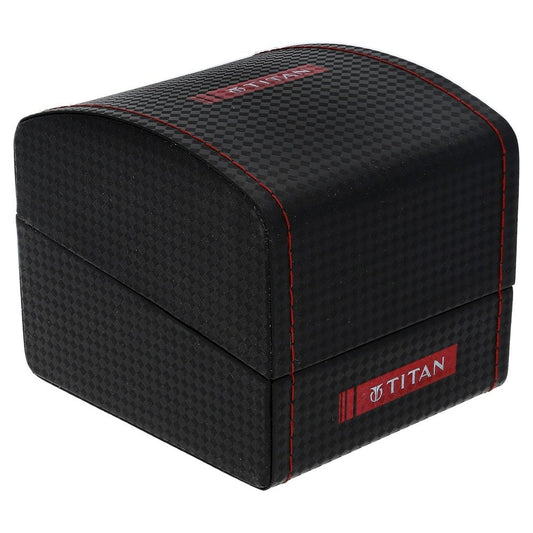 Titan Workwear Urban Refinement Quartz Analog Midnight Blue Dial with Silver Stainless Steel Strap Watch for Men - NT1730SM03