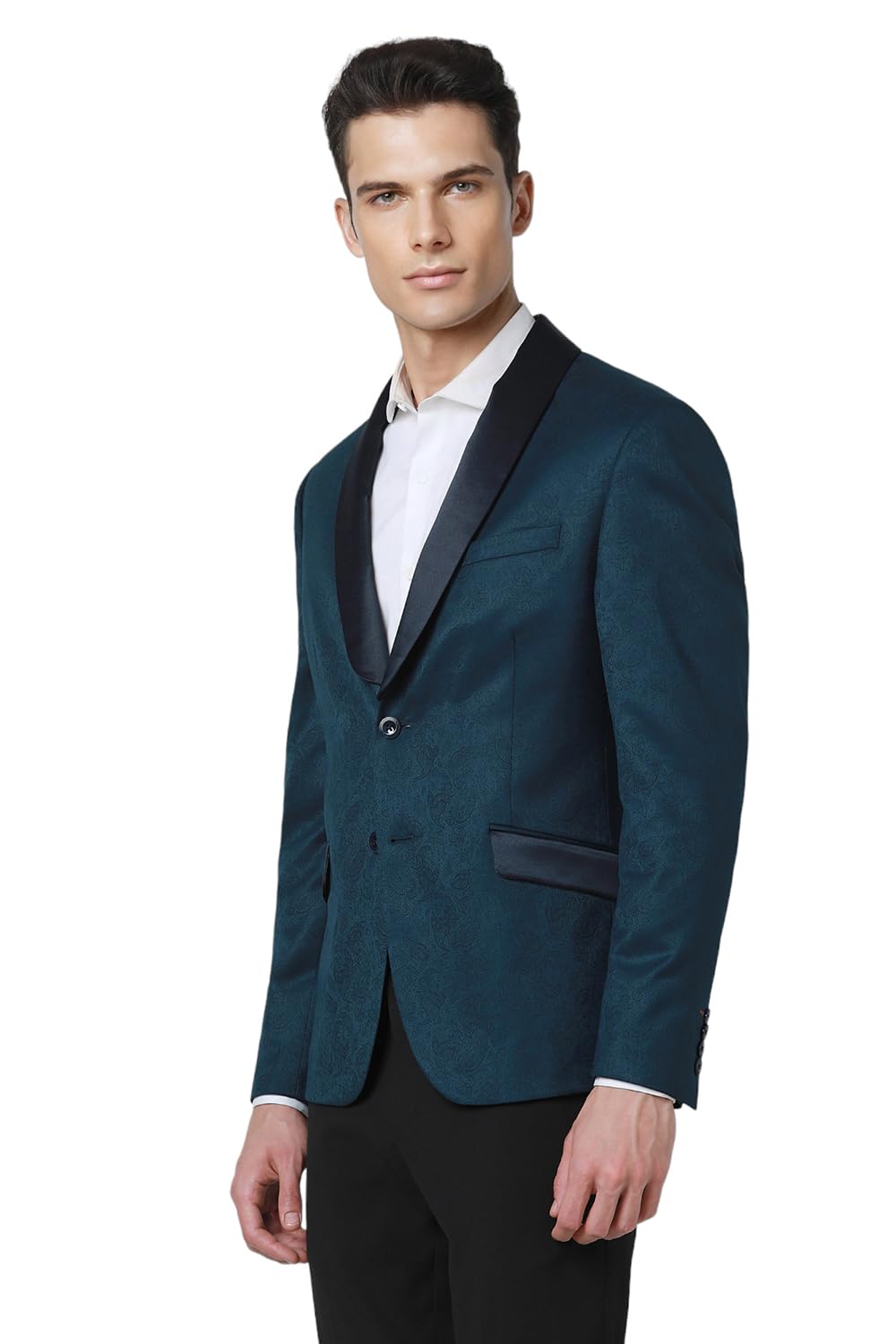 Van Heusen Men's Blazer (VDBZESKF802021_Blue