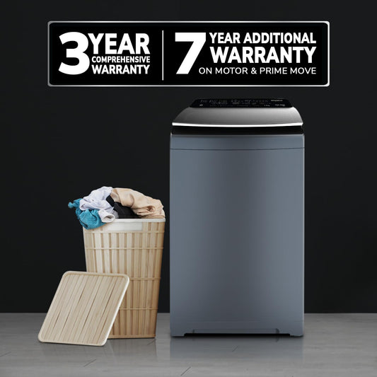 Whirlpool 9 Kg 5 Star Bloomwash Pro Fully-Automatic Top Loading Washing Machine - Built In Heater (360 BW PRO H 9.0 MIDNIGHT GREY 10YMW)
