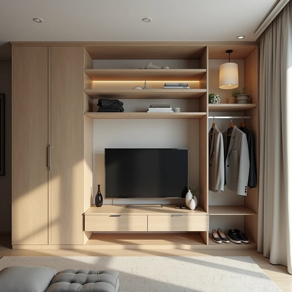 Interior Designer In Gurgaon, Home Wardrobe Solutions In Gurgaon, Modern Kitchen Cabinets In Gurugram, TV Units In Gurugram - Gurgaon Wardrobe Solutions and TV Units for a Modern Look