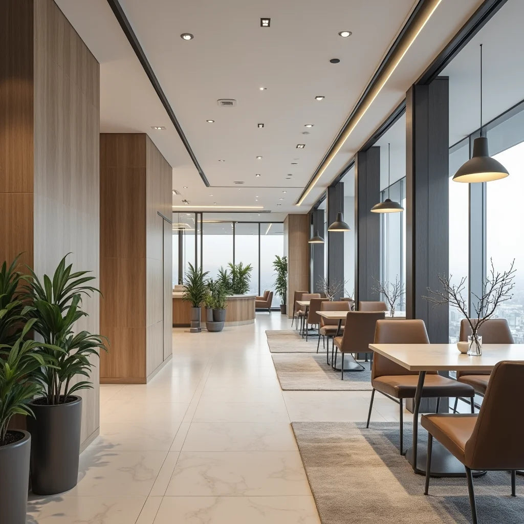 Commercial Interiors, Office Interiors, Space Makeover By Ysvara Interiors - Ysvara Interiors Transforming Commercial Office Interiors