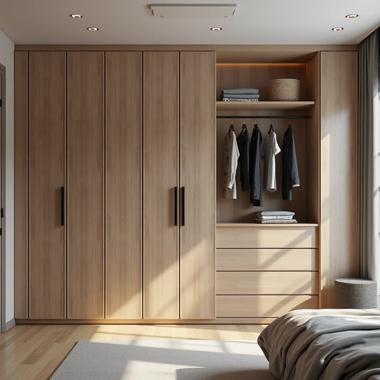 Residential Interiors, 3 BHK Apartment Interior Design, Smart Wardrobes - Residential Interiors for 3 BHK Homes with Smart Wardrobes