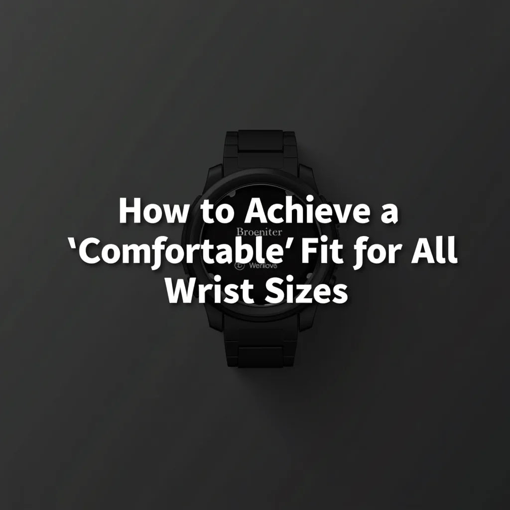 Comfortable Fit For All Wrist Sizes - How to Achieve a Comfortable Fit for All Wrist Sizes