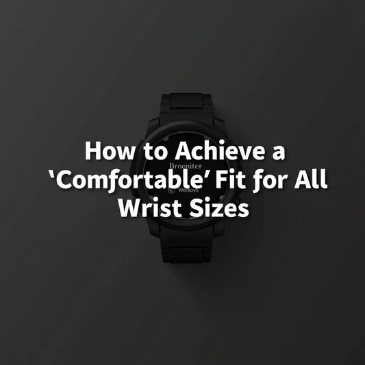 Comfortable Fit For All Wrist Sizes - How to Achieve a Comfortable Fit for All Wrist Sizes