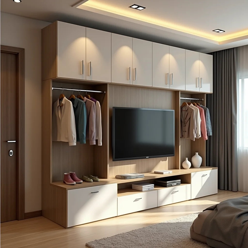 Interior Designer In Gurgaon, Home Wardrobe Solutions In Gurgaon, Modern Kitchen Cabinets In Gurugram, TV Units In Gurugram - Gurgaon Interior Designer Wardrobe TV Units and Cabinets