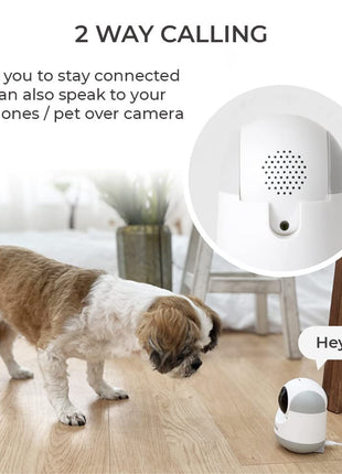 10+ TENPL 3MP, New Launch 2023, QHD Camera, 360° Coverage, Smart Mobile App, View & Talk, Night Vision, Motion Alert, SD Card (Upto 256 GB), Smart Home Security Camera. 