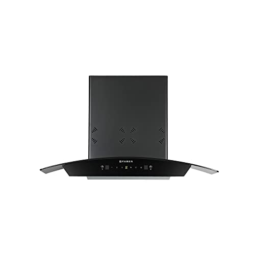 Faber Fully Automatic Autoclean Smart Chimney with Odour Sensor 75cm|Remote Control|1350 m3/hr Filterless|12 Yrs Warranty on Motor|Hood Stella 3D IN HC SC FL BK 75 