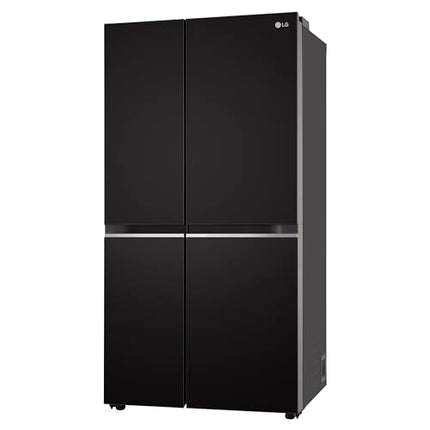 LG 655 L Frost Free Smart Inverter Double Door Side by Side Refrigerator (GL-B257HWBY, Western Black, Express Freezing | Multi Air-Flow) 