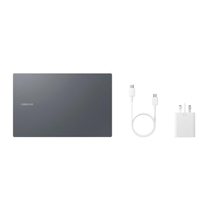 Samsung Galaxy Book4 (Gray, 16GB RAM, 512GB SSD) | 15.6" Full HD Screen | Intel Core i5 1335U Processor | Windows 11 Home | MS Office 2021 | Fingerprint Reader | Intel Iris XE Graphics | RJ45 LAN Port 