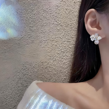 3 Pairs Korean Earrings For Girls Stylish, Fancy Earrings For Women Stylish, Studs For Women, Earrings Set For Women, Stylish Stud Earrings For Womens 