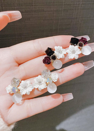 3 Pairs Korean Earrings For Girls Stylish, Fancy Earrings For Women Stylish, Studs For Women, Earrings Set For Women, Stylish Stud Earrings For Womens 