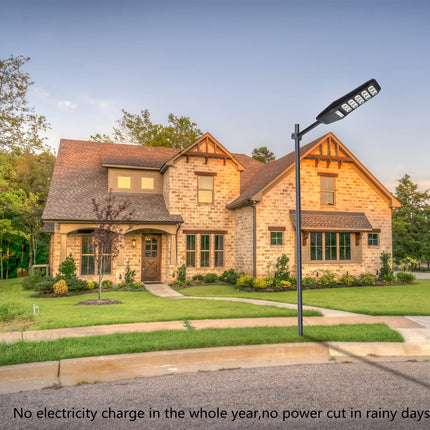 300W LED Solar Street Light Outdoor - Motion Sensor Dusk to Dawn 15000LM IP65 Waterproof Solar Security Flood Lights Outdoor with Remote Control for Yard, Driveway, Garden, Parking Lot, Garage 