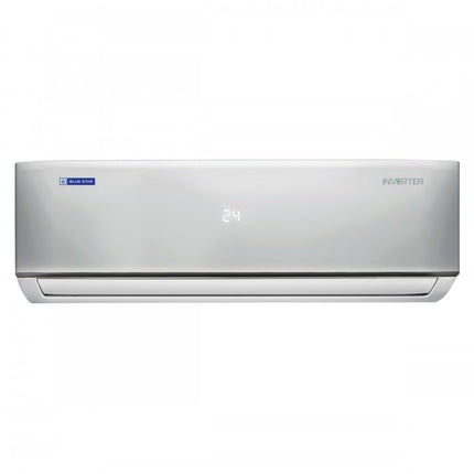 Blue star Premium Range 1.0ton 5 Star Inverter Split 100% Copper 2024 with android Remote Smart Ready, Blue Fins, Self Diagnosis, 2024 Model, IC512DNUR, White) 