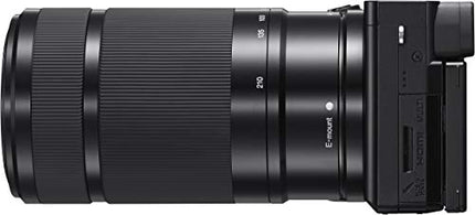 Sony New Alpha ILCE-6100X (Previously ILCE-6100Y) with Upgraded SELP1650 (Ver 2) Power Zoom Lens + SEL55210 Lens | 24.2 MP | APS-C Sensor | Fast Auto Focus | Tiltable LCD – Black 