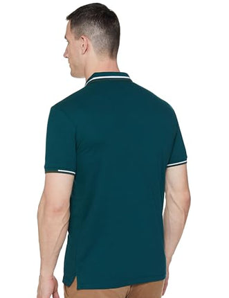 Allen Solly Men Cotton Regular Fit T-Shirt (ASKPQRGFM92297_Green, Medium 