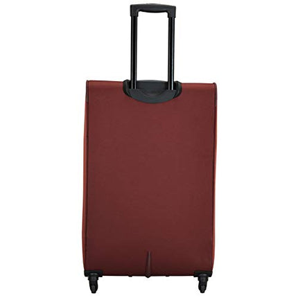 Aristocrat Large Polyester Hybrid Spinner Suitcase Dasher 4W STROLLY 78 RED, 43 Cm 