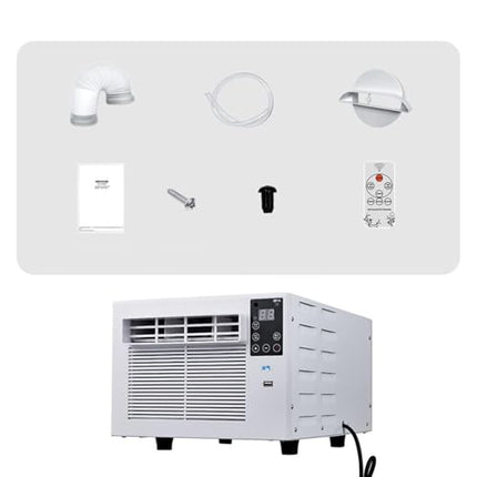 LR Decor Bazaar 1881 BTU Portable Air Conditioner, Compressor Cooling Conditioner for Dorm, RV, Home, Bedroom, Camping, Tent, Kitchen, Both Indoor & Outdoor Use, 28.5cm x 23cm x 46cm, As Pr Image 
