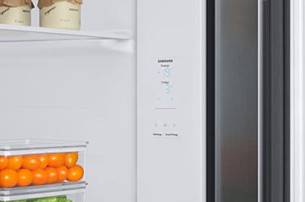 Samsung 653L Convertible 5 In 1 Digital Inverter Side by Side Refrigerator Appliance, (RS76CB811333HL, Glam Deep Charcoal) 